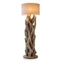 Handcrafted driftwood art piece showcasing natural beauty and artisanal craftsmanship, perfect for elegant home décor.